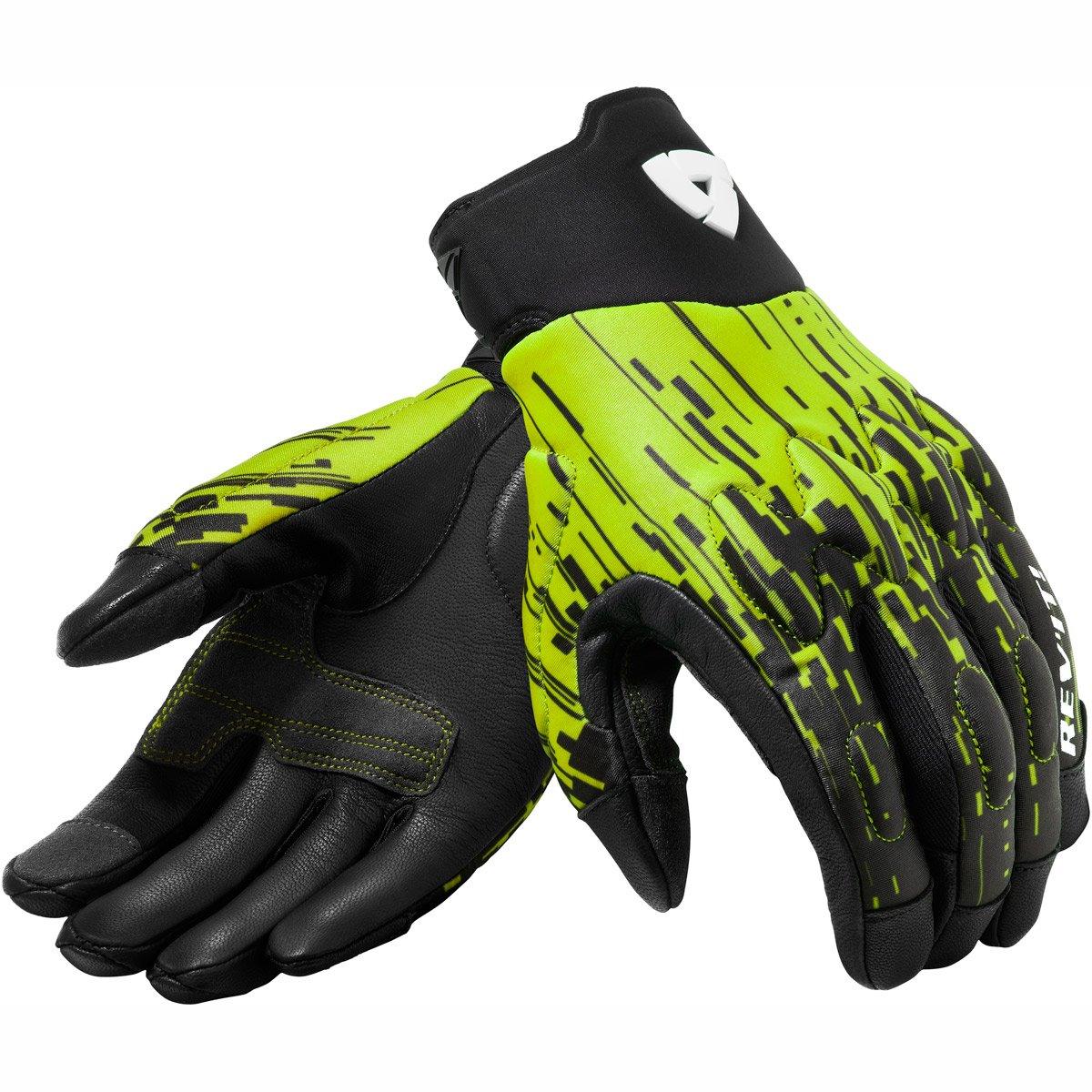 Rev It! Spectrum Gloves Black Neon Yellow 4XL