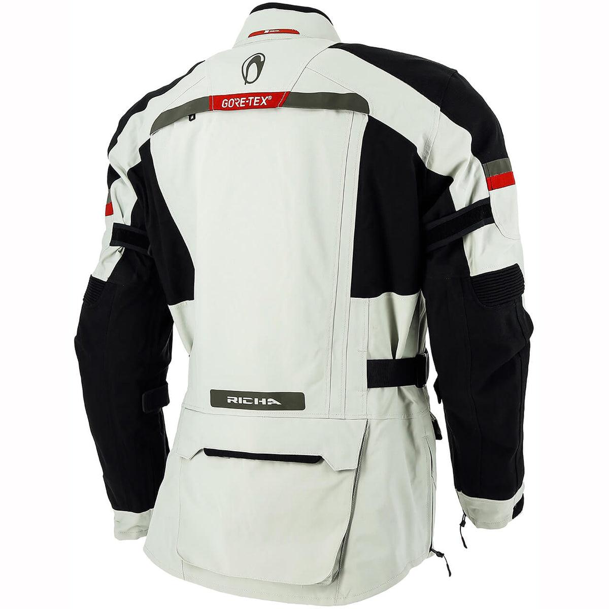 Richa Atlantic Jacket GTX White Black - Motorcycle Clothing