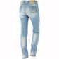 Richa Nora Jeans Ladies 32in Leg Blue - Armoured Jeans