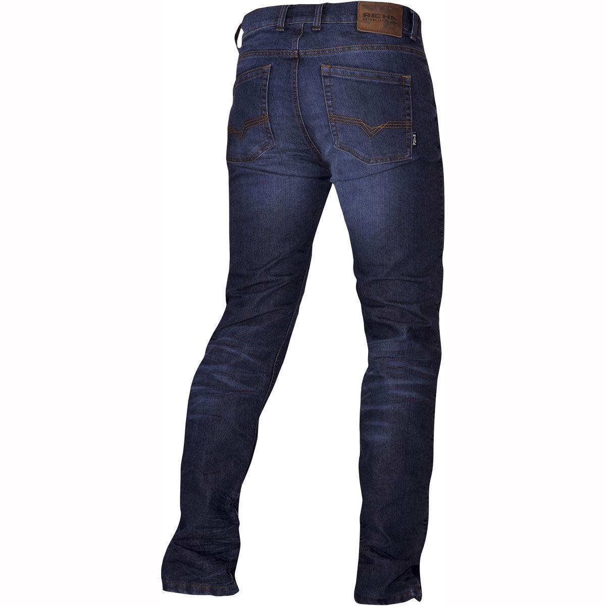 Richa Original Straight Cut Jeans 32in Leg CE Blue - Armoured Jeans
