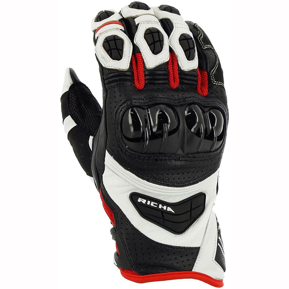 Richa Stealth Gloves Black White Red XXL