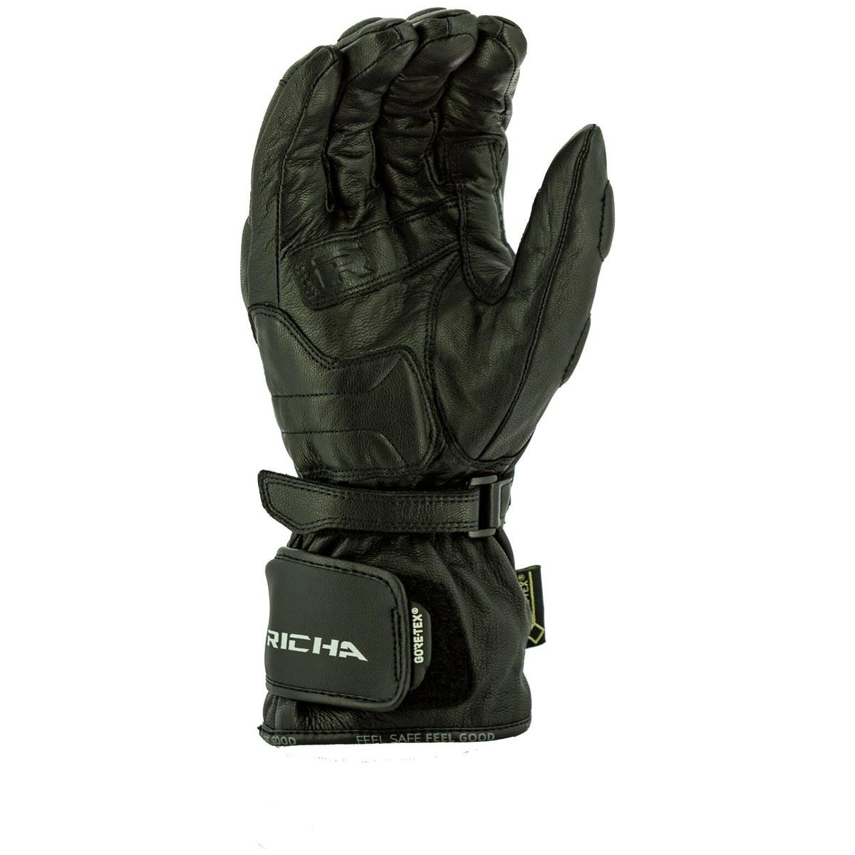 Richa Street Touring Gloves GTX Black - Waterproof Motorcycle Gloves