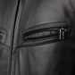 RST Roadster 3 leather motorcycle jacket pocket detail