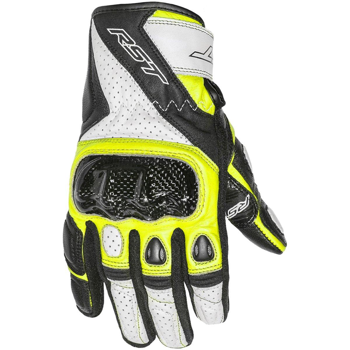 RST Stunt III Gloves 2123 CE Black Yellow White XXL