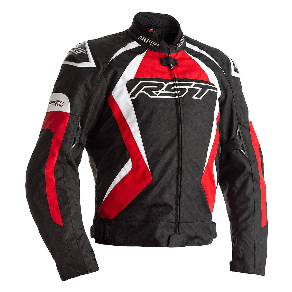 RST Tractech Evo 4 Textile Jacket CE WP Black Red 3XL UK50