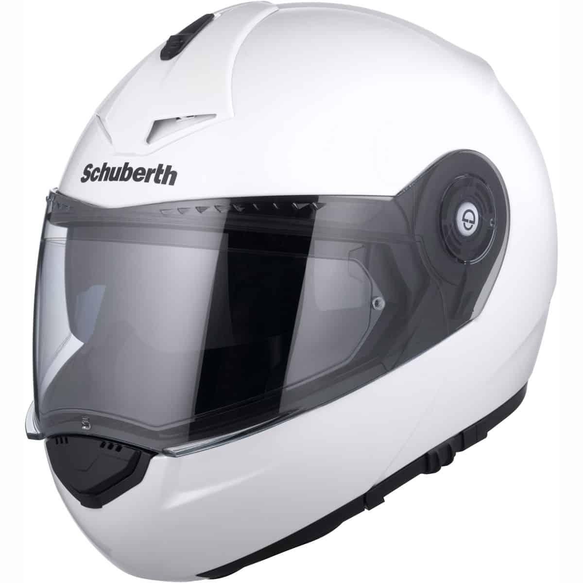 Schuberth C3 Pro Helmet - Gloss White - getgearedshop