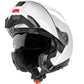 Schuberth C5 Flip Helmet Gloss - White - getgearedshop