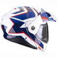 Scorpion ADX-2: Best-selling flip-up adventure helmet blue side