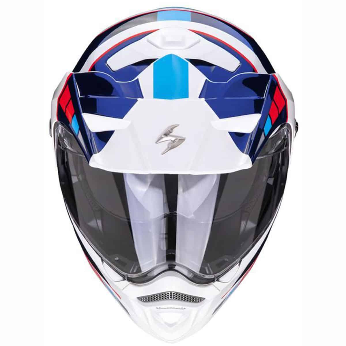 Scorpion ADX-2: Best-selling flip-up adventure helmet front on