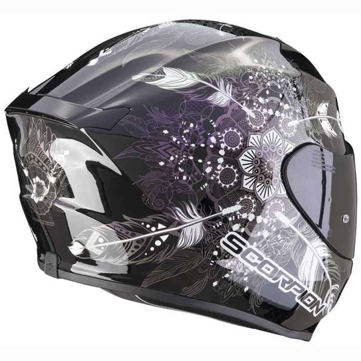 Scorpion Exo 391: Entry level full face motorbike helmet chameleon side
