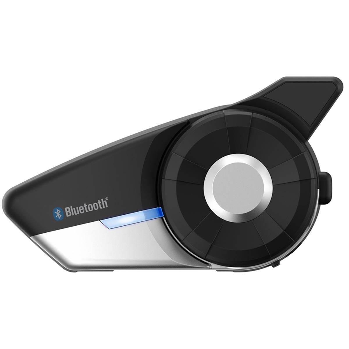 Sena 20S Evo Bluetooth Headset + Intercom Single - Black - Browse our range of Accessories: Headsets - getgearedshop 