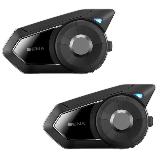 Sena 30K Bluetooth Headset + Intercom - Dual - Black - Browse our range of Accessories: Headsets - getgearedshop 