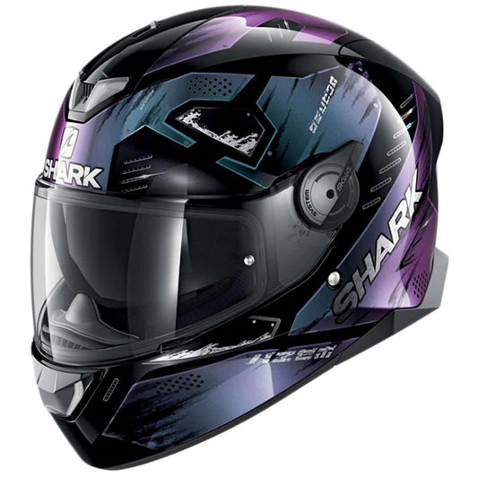 Shark Skwal 2 Venger Helmet KXK Purple Black XL
