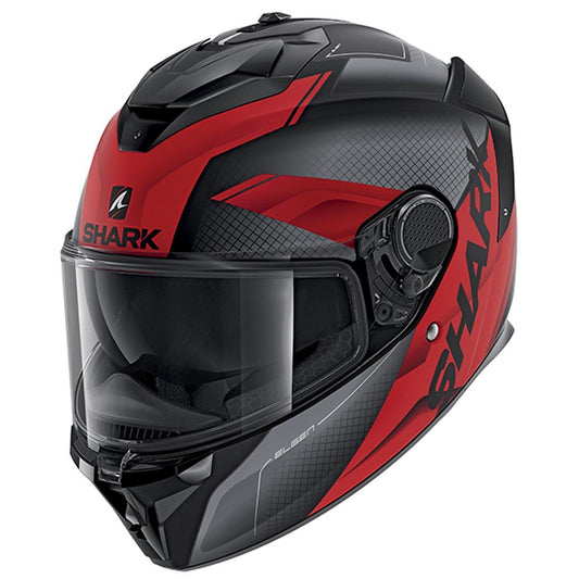 Shark Spartan GT Elgen Helmet KAR Matt Black Red XXL