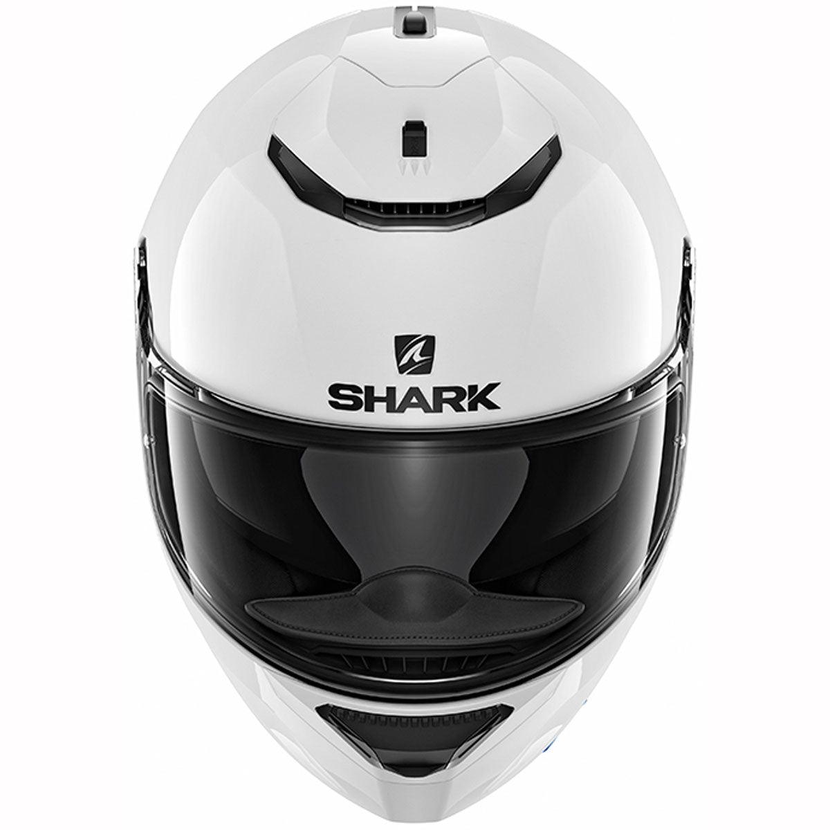 Shark Spartan Helmet Blank WHU - White - getgearedshop