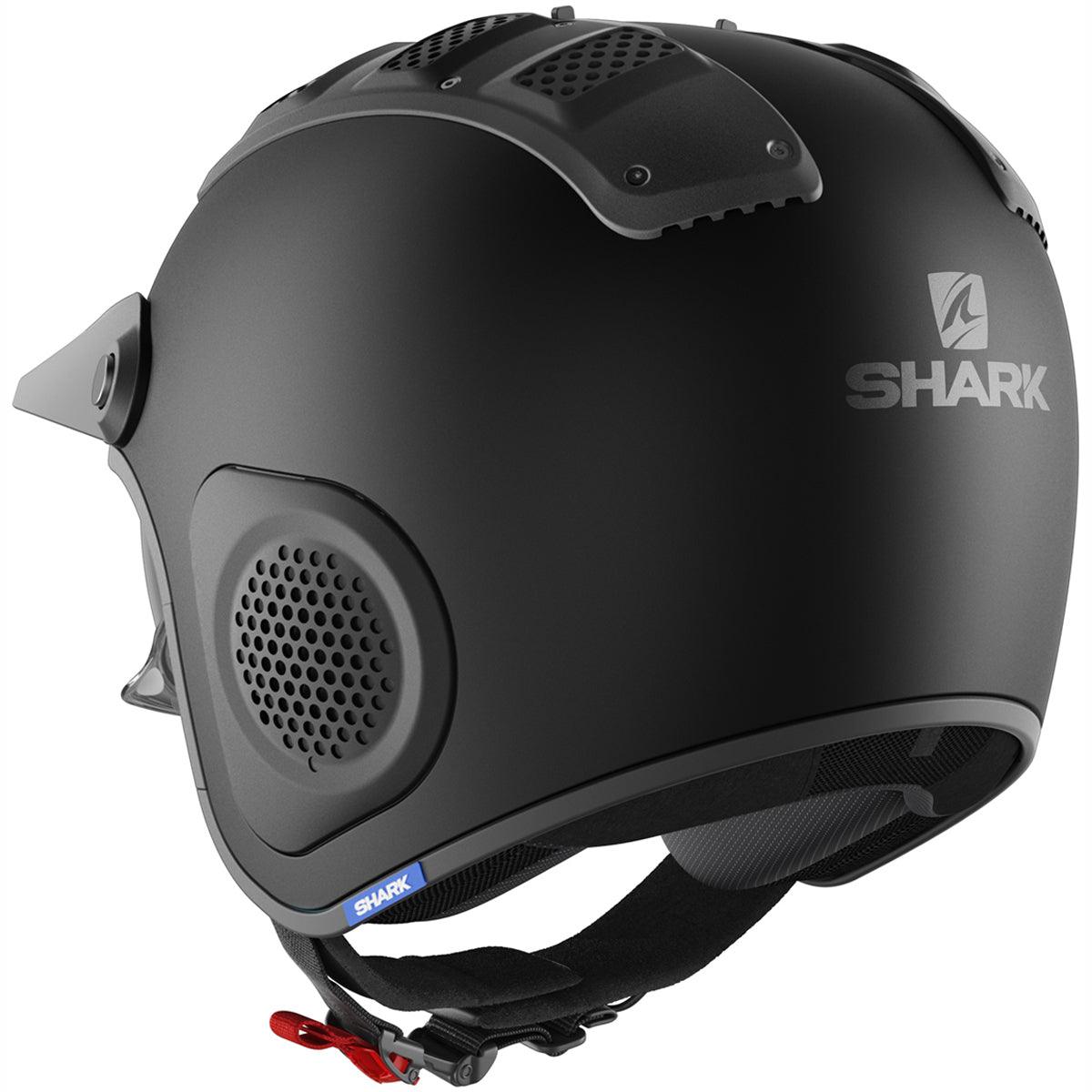 Shark X-Drak Blank Helmet MAT KMA - Matt Black - Browse our range of Helmet: Open Face - getgearedshop 