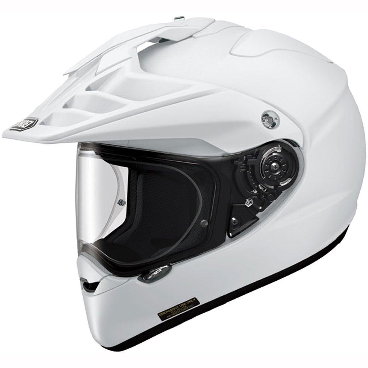 Shoei Hornet ADV Helmet - White - Browse our range of Helmet: Adventure - getgearedshop 