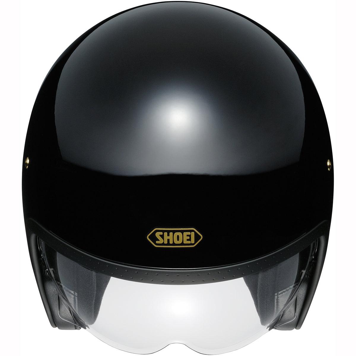 Shoei J-O Open Face Helmet - Black - Browse our range of Helmet: Open Face - getgearedshop 