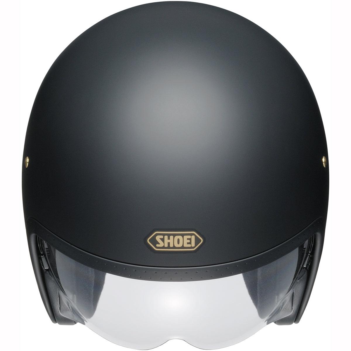 Shoei J-O Open Face Helmet - Matt Black - Browse our range of Helmet: Open Face - getgearedshop 