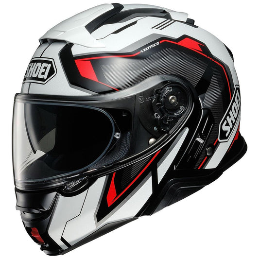 Shoei Neotec 2 Respect TC1 Helmet - Red - Browse our range of Helmet: Flip Up - getgearedshop 