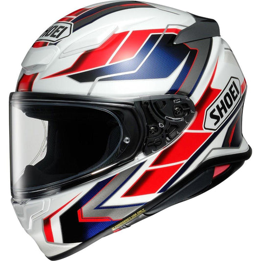 Shoei NXR 2 Prologue TC10 Helmet - White Red - Browse our range of Helmet: Full Face - getgearedshop 