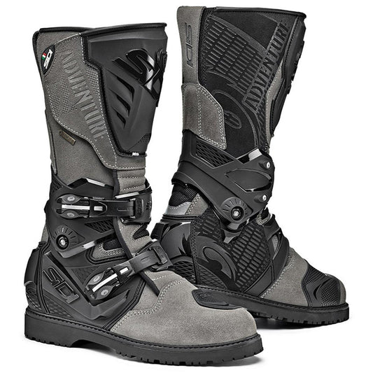 Sidi Adventure 2 Boots GTX - Grey Black - Browse our range of Boots: Adventure - getgearedshop 