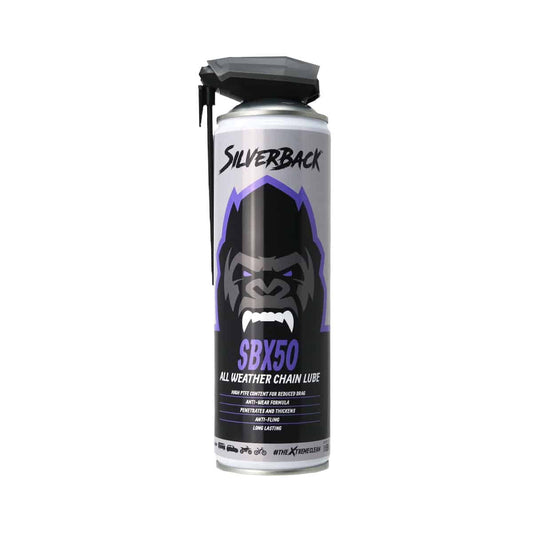 Silverback Motorcycle Chain Lube: A dry, grease-based chain lubricant with PTFE