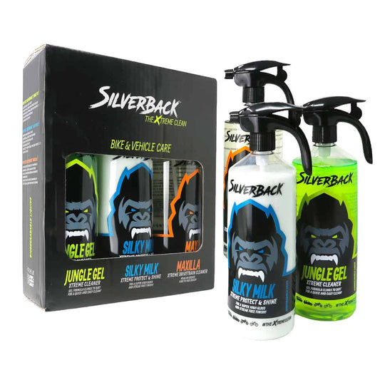 Silverback Motorcycle Cleaning Gift Box: The 3 essential treatments for your motorcycle & dirtbike