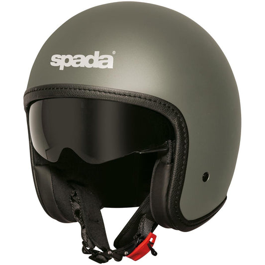 Spada Ace Helmet - Matt Grey - Browse our range of Helmet: Open Face - getgearedshop 