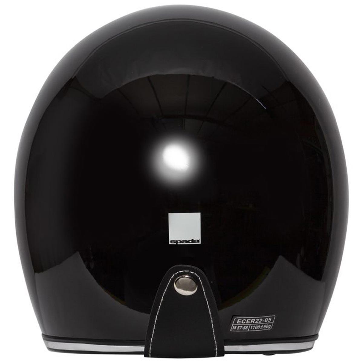 Spada Open Face Classic Helmet - Black - Browse our range of Helmet: Open Face - getgearedshop 