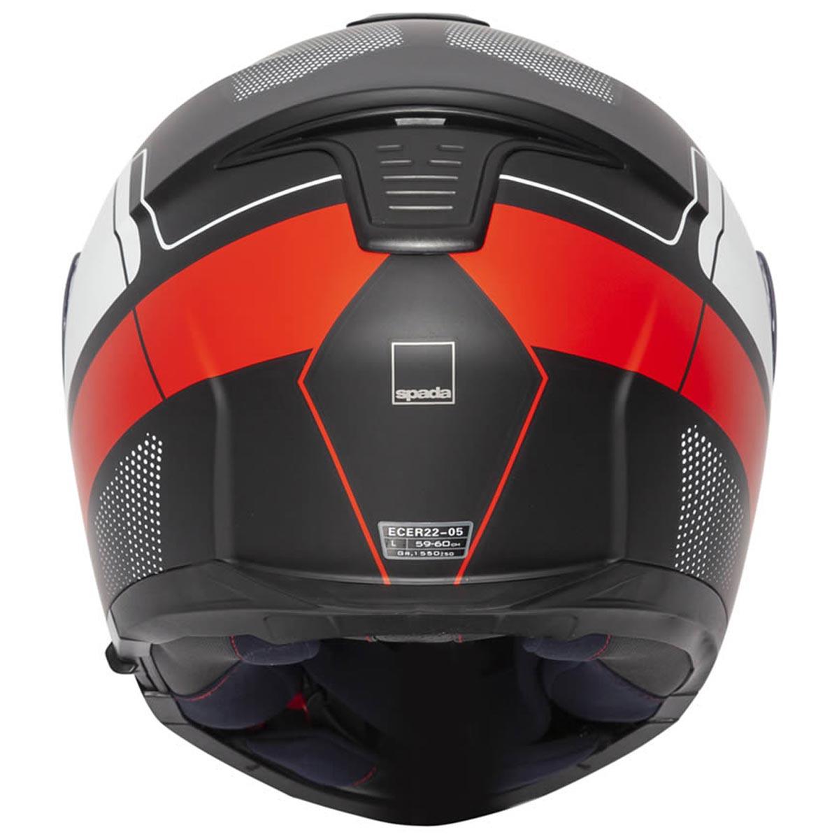 Spada Orion Pixel Flip Front Helmet - Matt Black Red White - Browse our range of Helmet: Flip Up - getgearedshop 