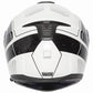 Spada Orion Pixel Flip Front Helmet - White Black - Browse our range of Helmet: Flip Up - getgearedshop 
