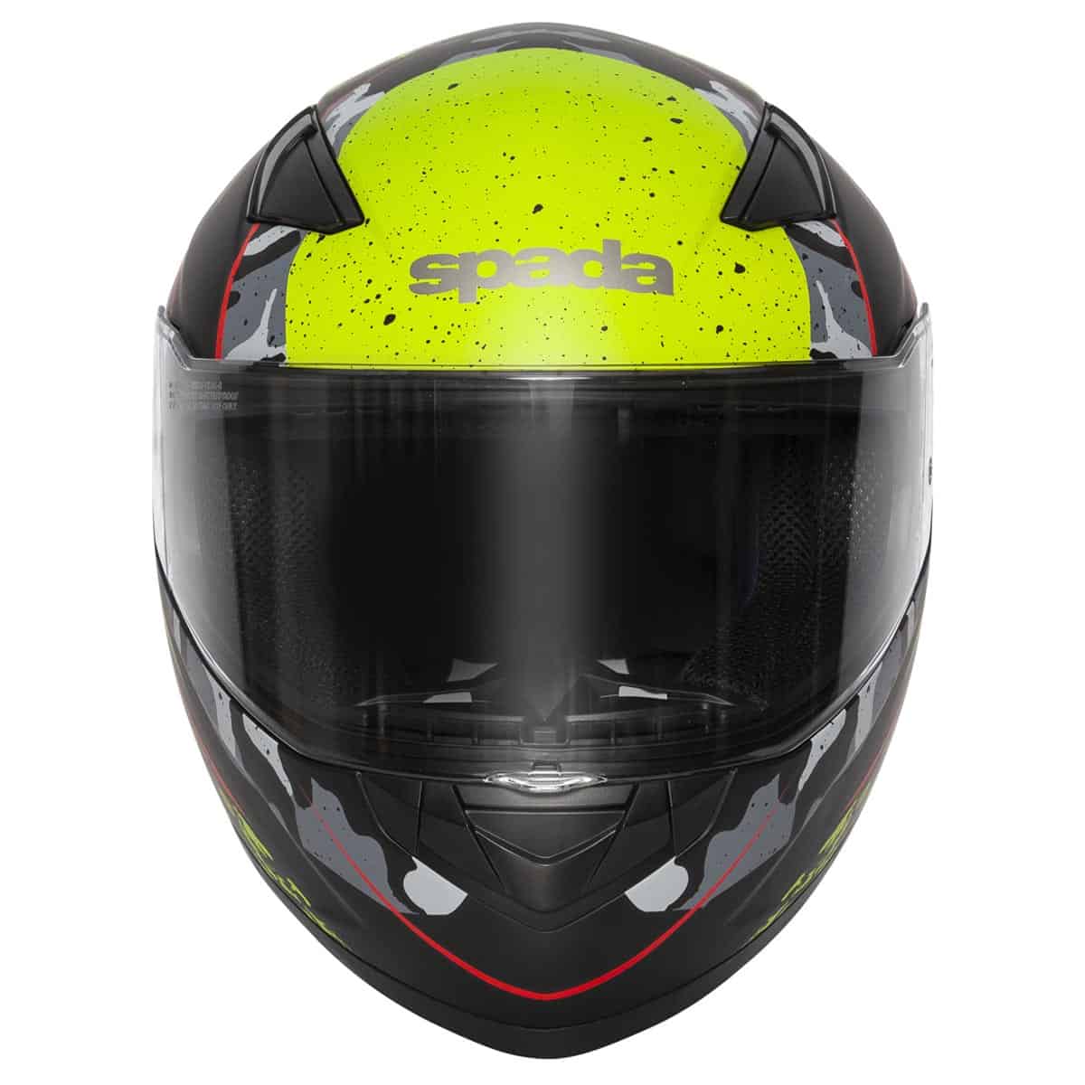 Spada Raiden Camo Helmet: Entry level full face motorcycle helmet. The Spada Raiden motorcycle helmet is perfect for bikers who have just started out riding or who need a full face helmet which doesn't break the bank. 