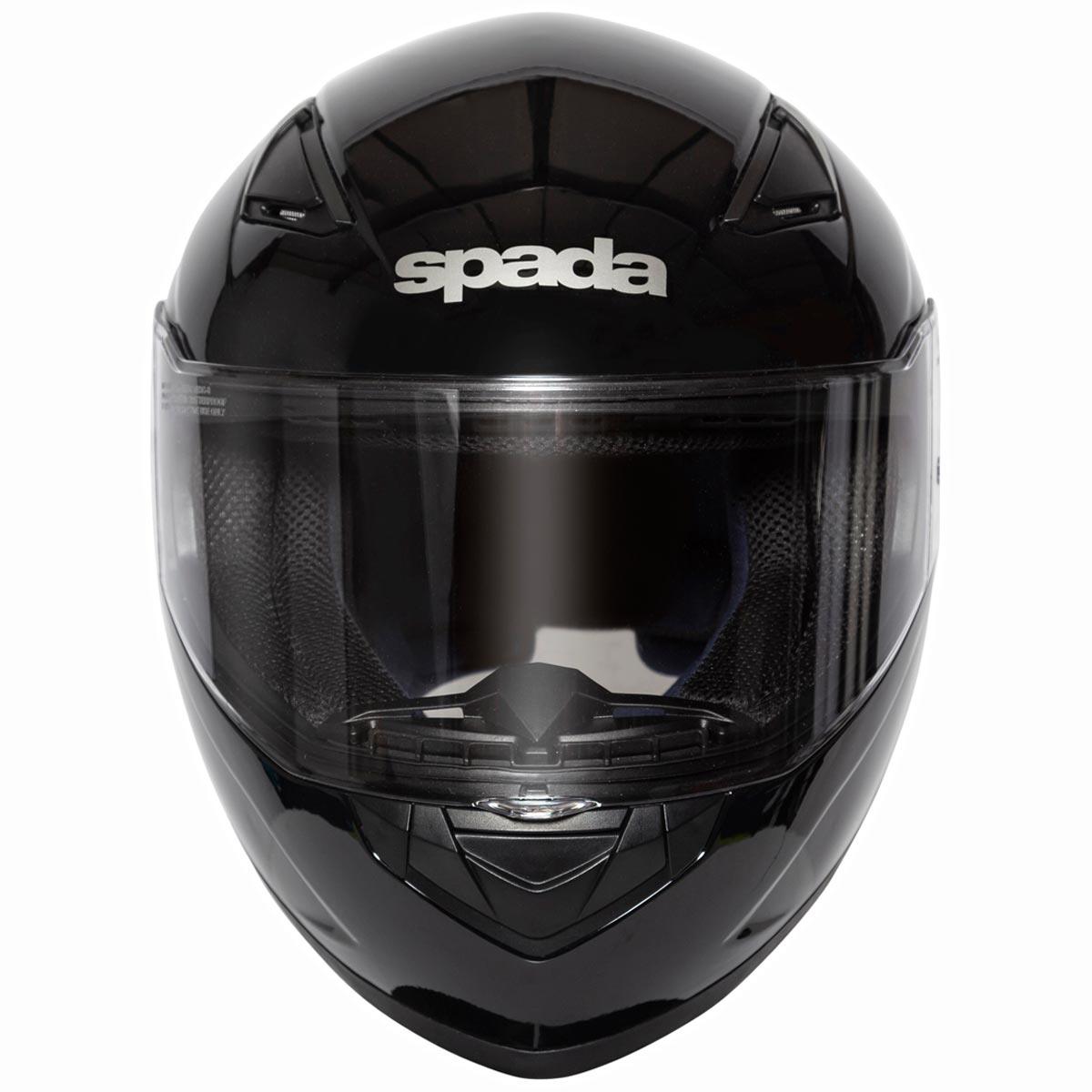 Spada Raiden Helmet - Black - Browse our range of Helmet: Full Face - getgearedshop 