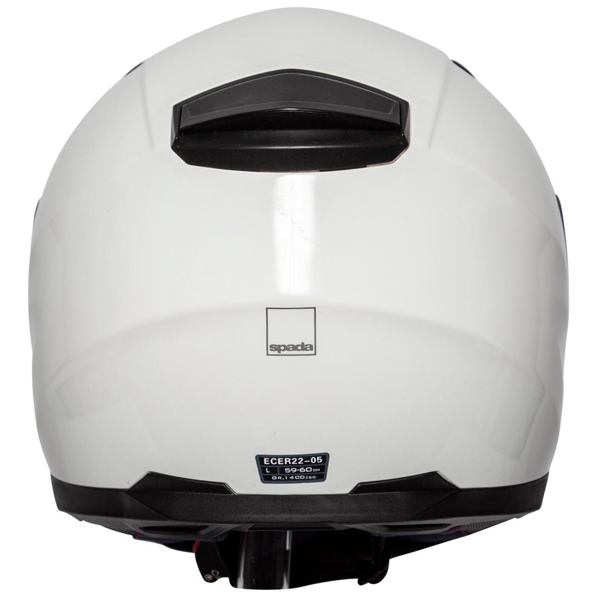 Spada Raiden Helmet - White - Browse our range of Helmet: Full Face - getgearedshop 