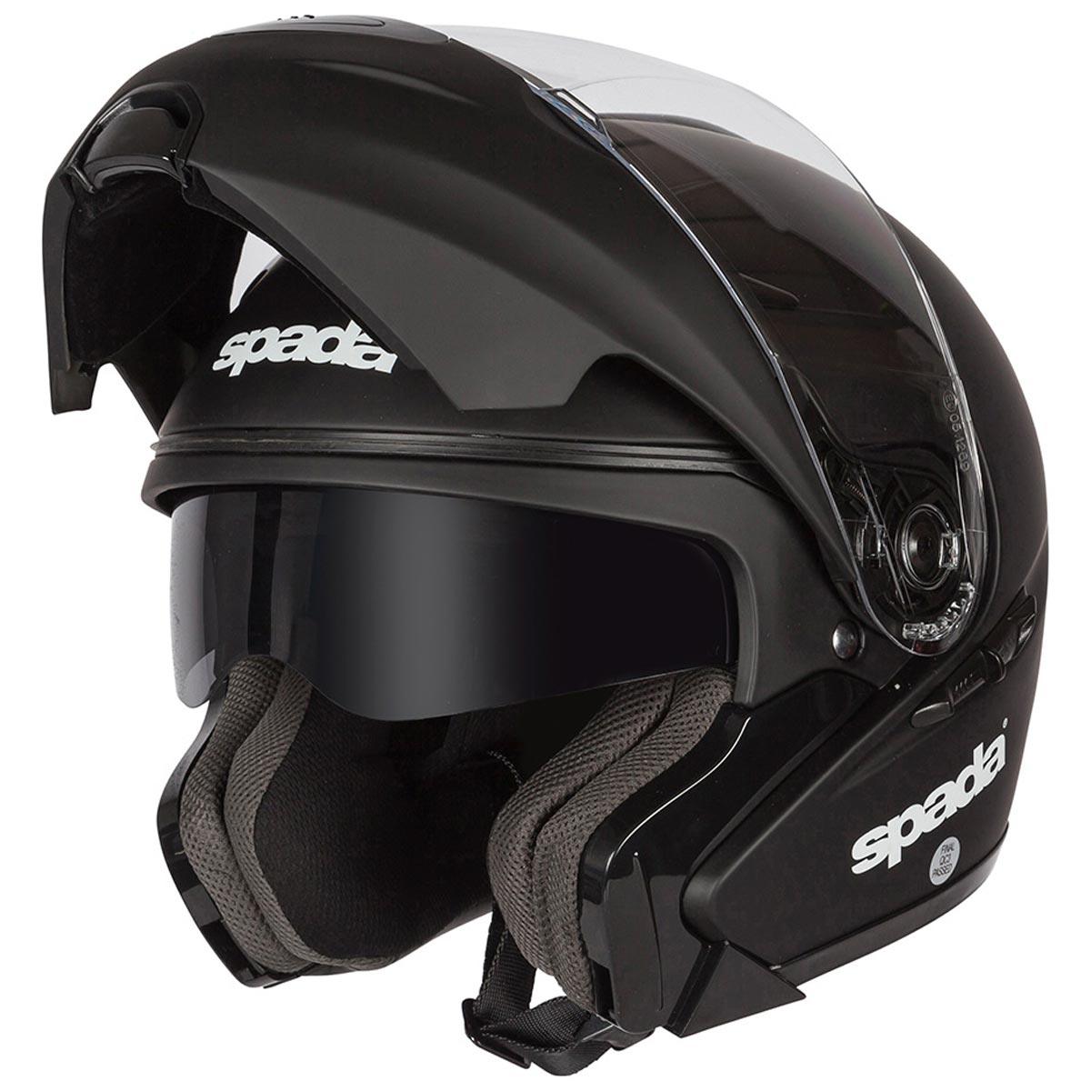 Spada Reveal Helmet - Matt Black - Browse our range of Helmet: Flip Up - getgearedshop 