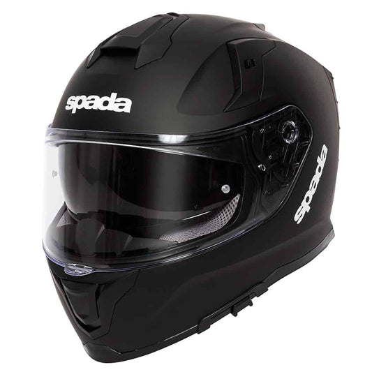 Spada SP1 Helmet - Matt Black - Browse our range of Helmet: Full Face - getgearedshop 