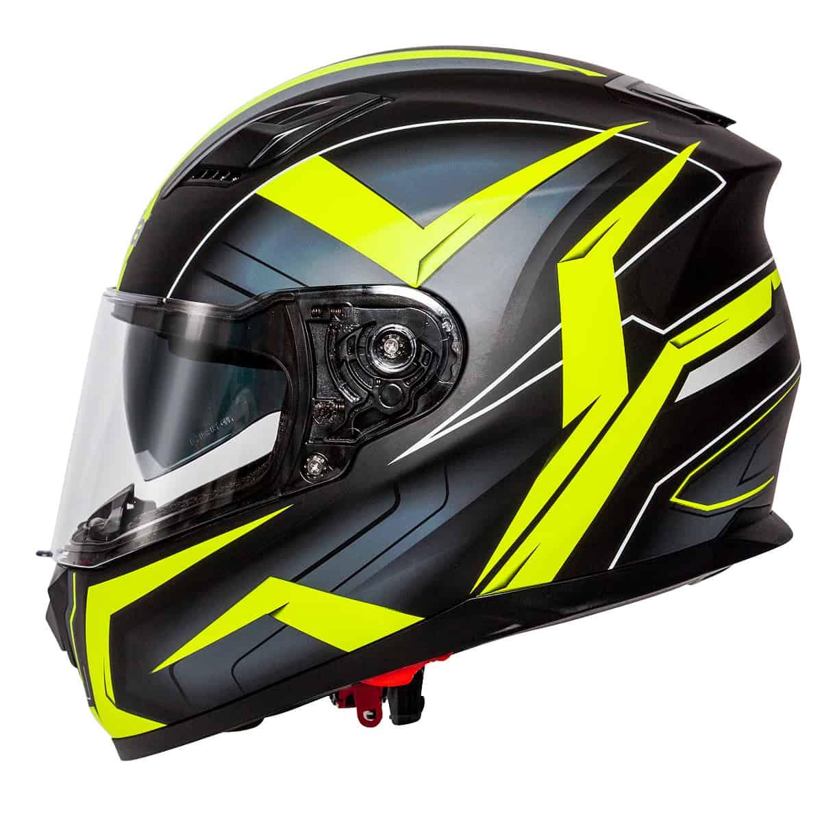 Spada SP17 Helmet Ruler - Black Yellow - Browse our range of Helmet: Full Face - getgearedshop 