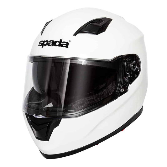 Spada SP17 Helmet - White - Browse our range of Helmet: Full Face - getgearedshop 