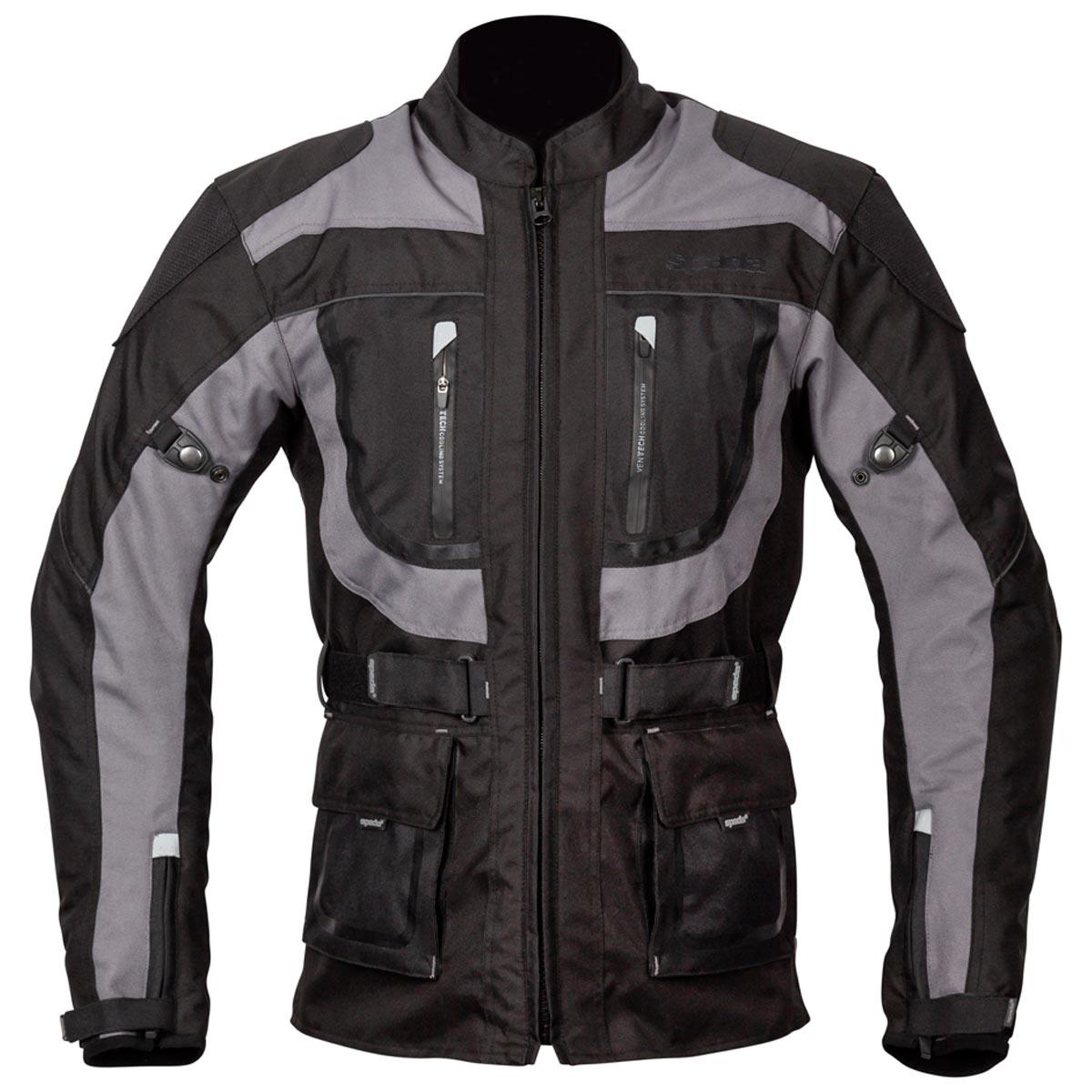 Spada Zorst Jacket CE WP Black Grey 5XL