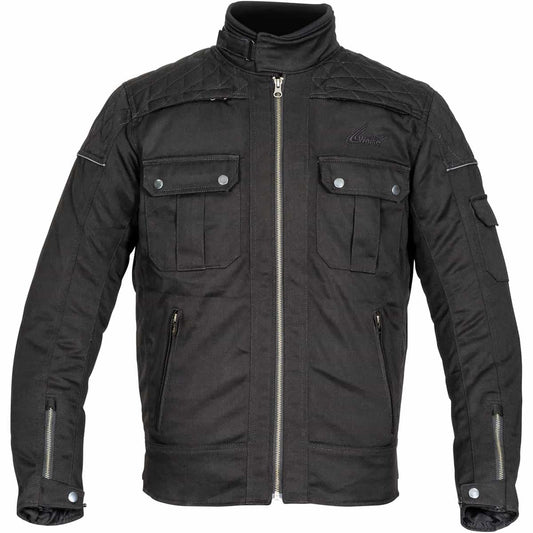 Weise Condor waterproof textile motorcycle jacket black front