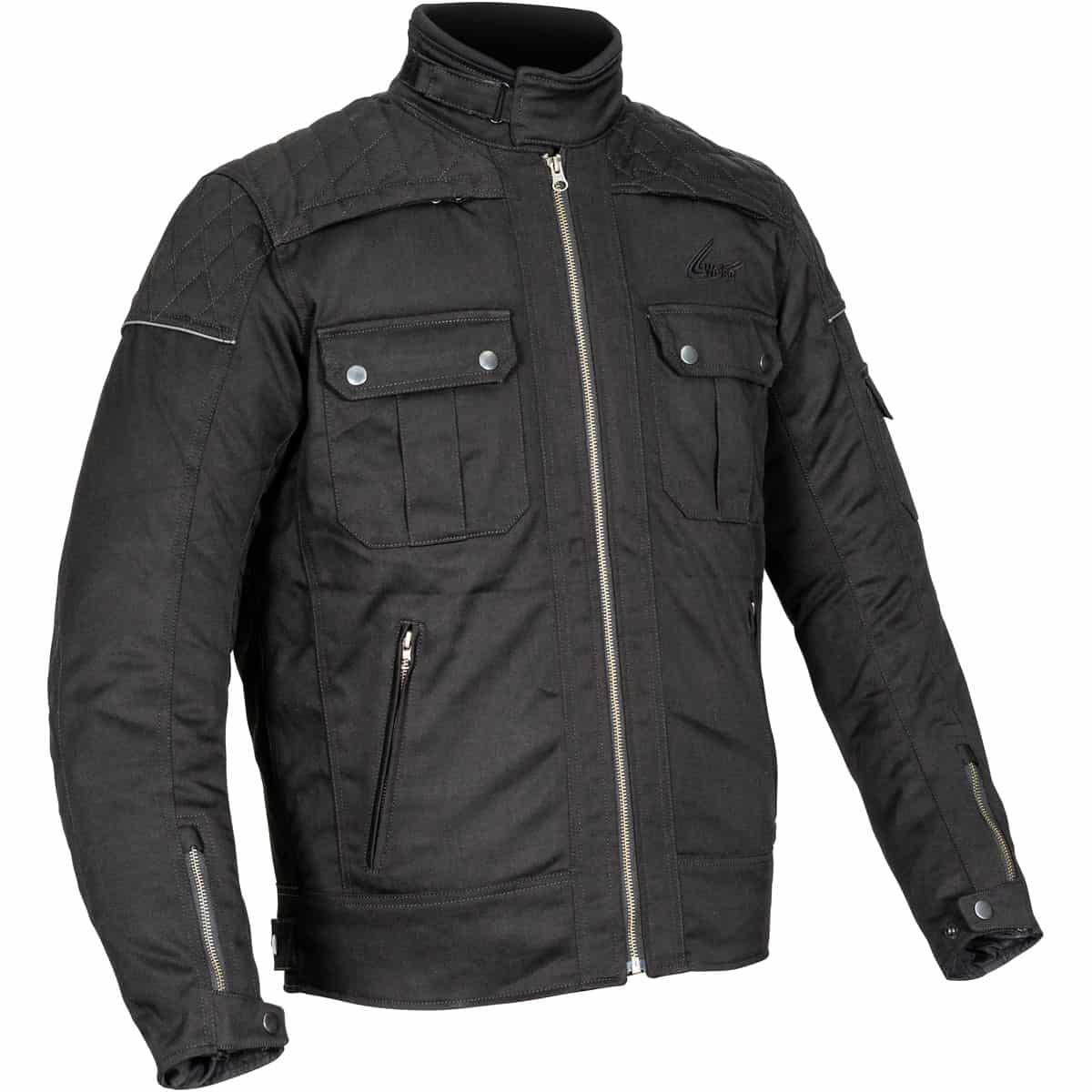 Weise Condor waterproof textile motorcycle jacket black right