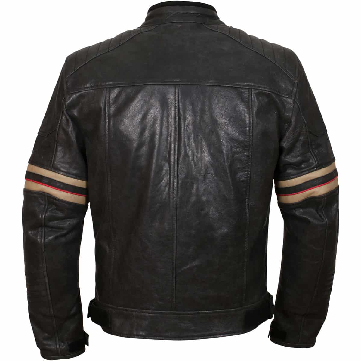 Weise Detroit Leather Jacket - Black back