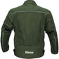 Weise Scout mesh motorcycle jacket green back
