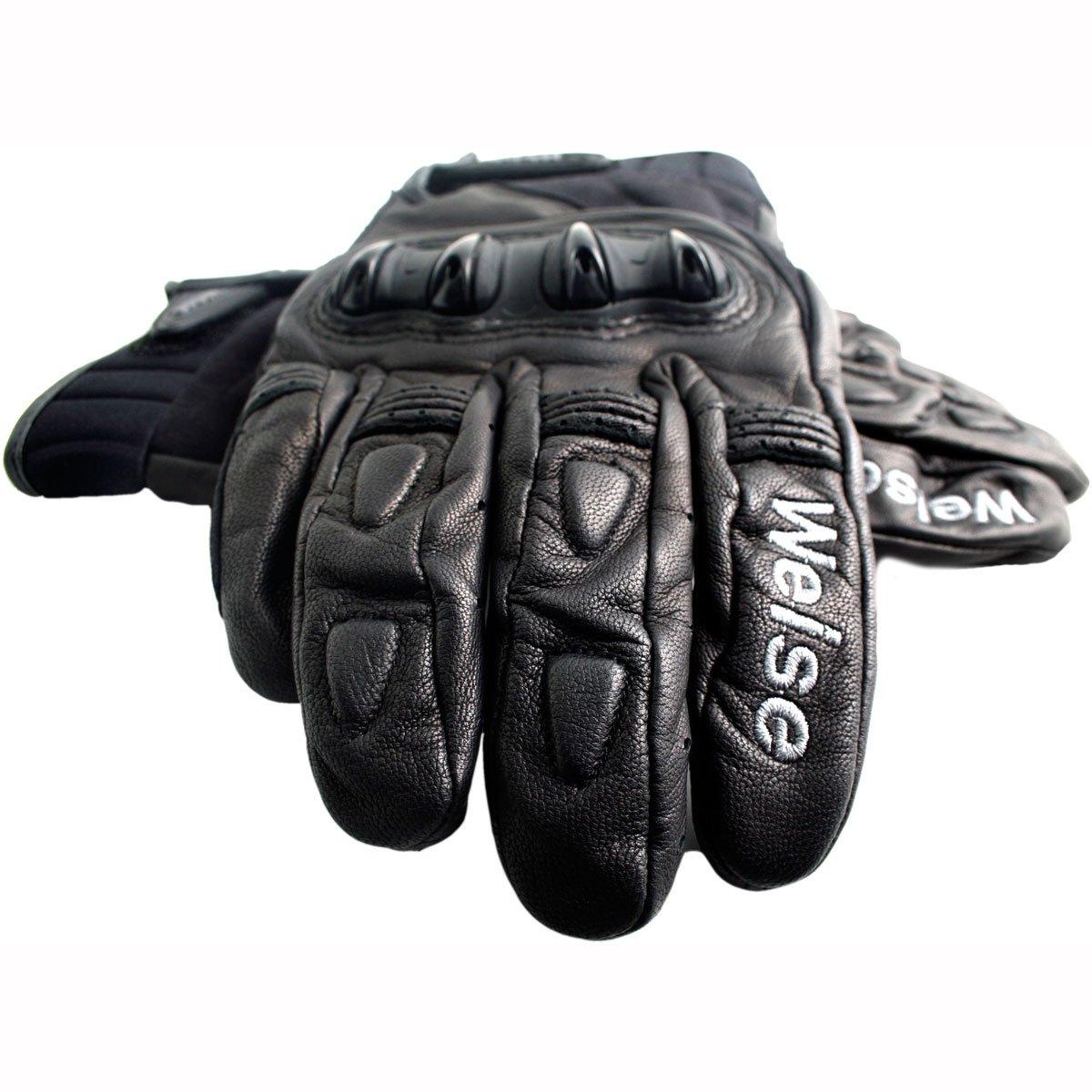 Weise Streetfight Gloves Black - Summer Motorcycle Gloves